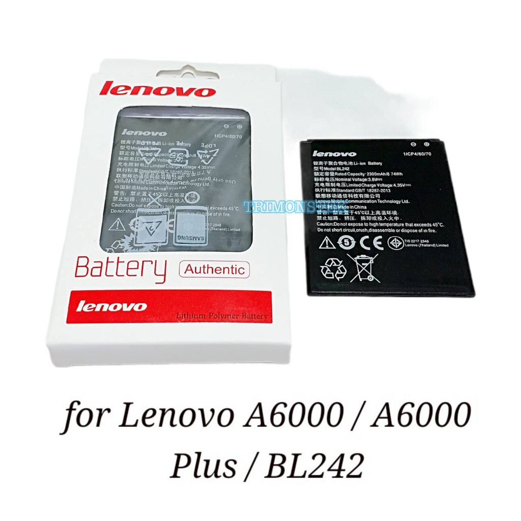 Baterai Battery Lenovo BL259 BL242 Vibe K5 K5 Plus Lemon 3 A6000 A6010