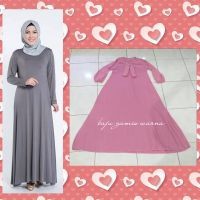 Baju Gamis Wanita Warna/Baju Gamis Syari Katun/Busana Muslim