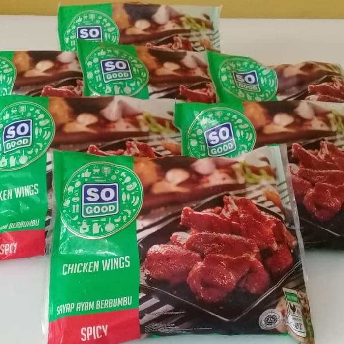 

SO GOOD Chicken Spicy Wing Sayap Ayam Pedas 400 gram