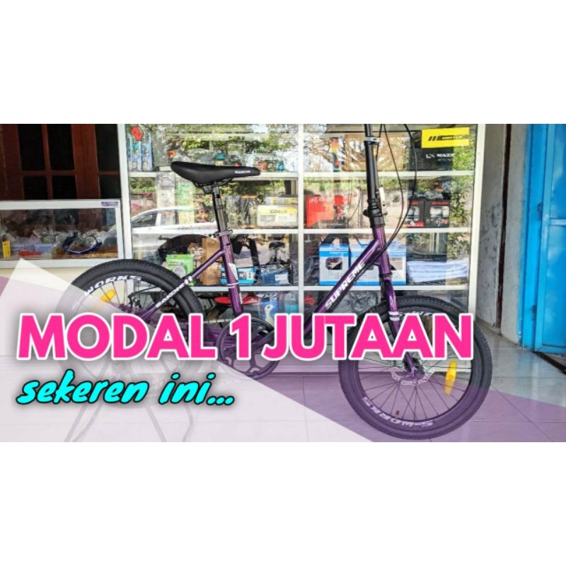 SEPEDA MINION MINITREK BARU 20 INCH 7 SPEED BESI TEBAL SAKONI SUPREME ANAK DAN DEWASA SEPEDA BARU