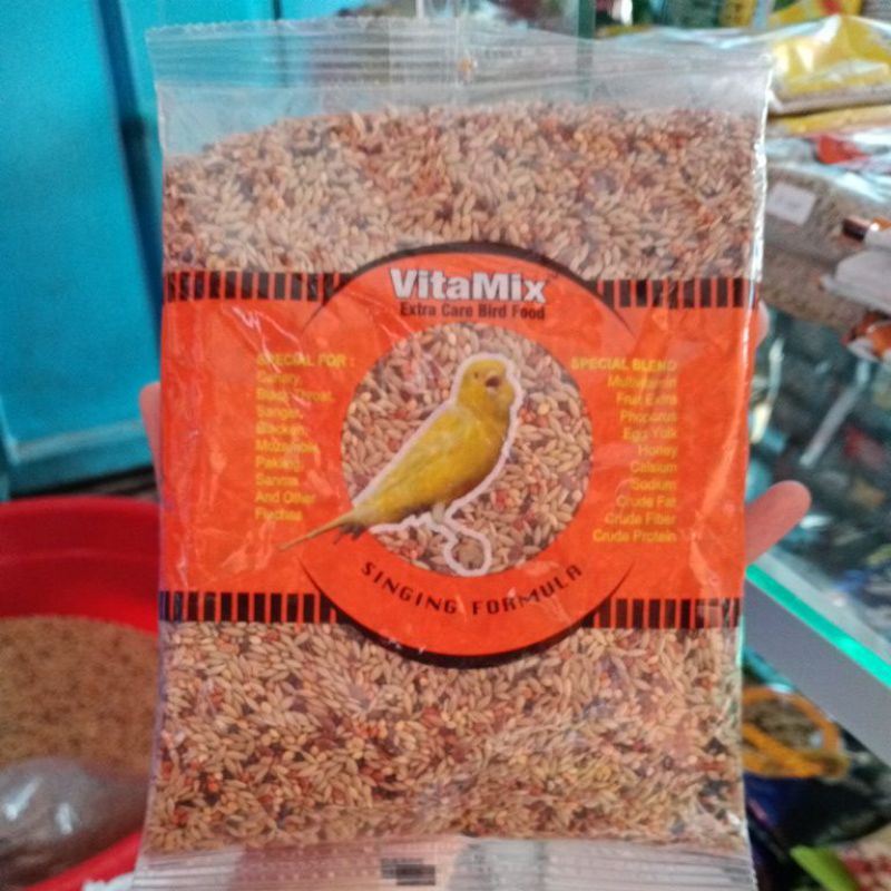 pakan burung vitamix canary