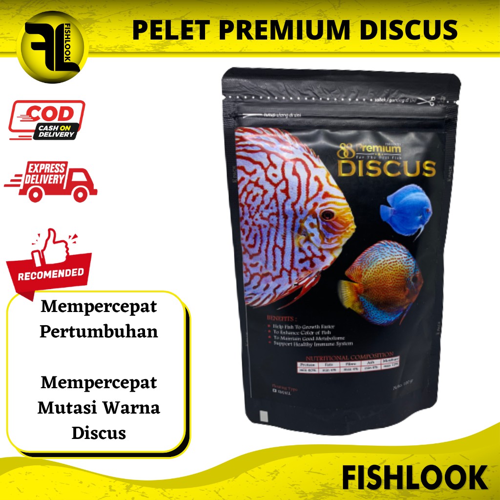 Pelet Ikan PREMIUM 88 DISCUS