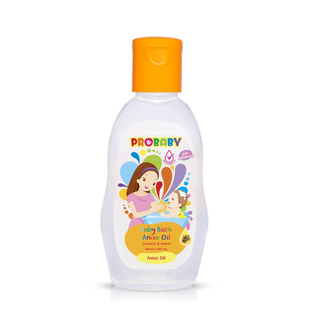 PROBABY Baby Bath Anise Oil 200ml + 100ml Cleanse &amp; Warm