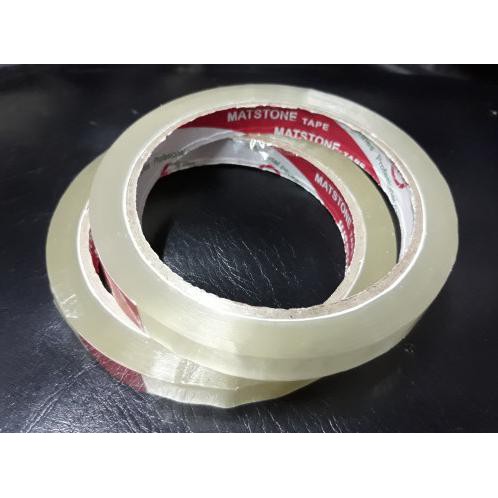 

Cuci Gudang Awal Tahun Isolasi 1/2 inch x 72 yard / solasi / lakban 12mm / isolatip / selotip Diskon