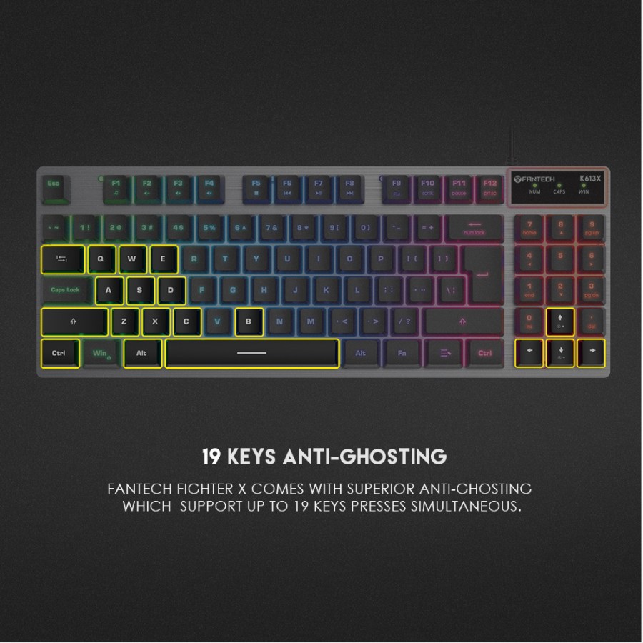 FANTECH FIGHTER K613X / K-613X Membrane - Gaming Keyboard