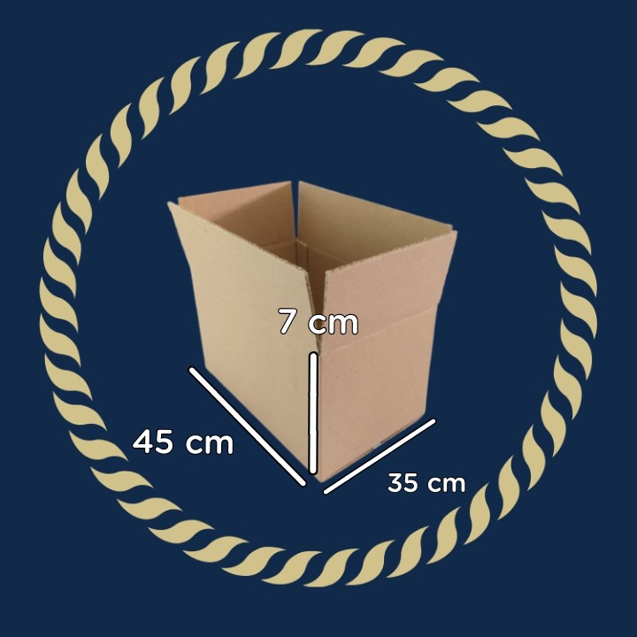 

Kardus Standar DW (45 x 35 x 7) Packaging Dus Standar