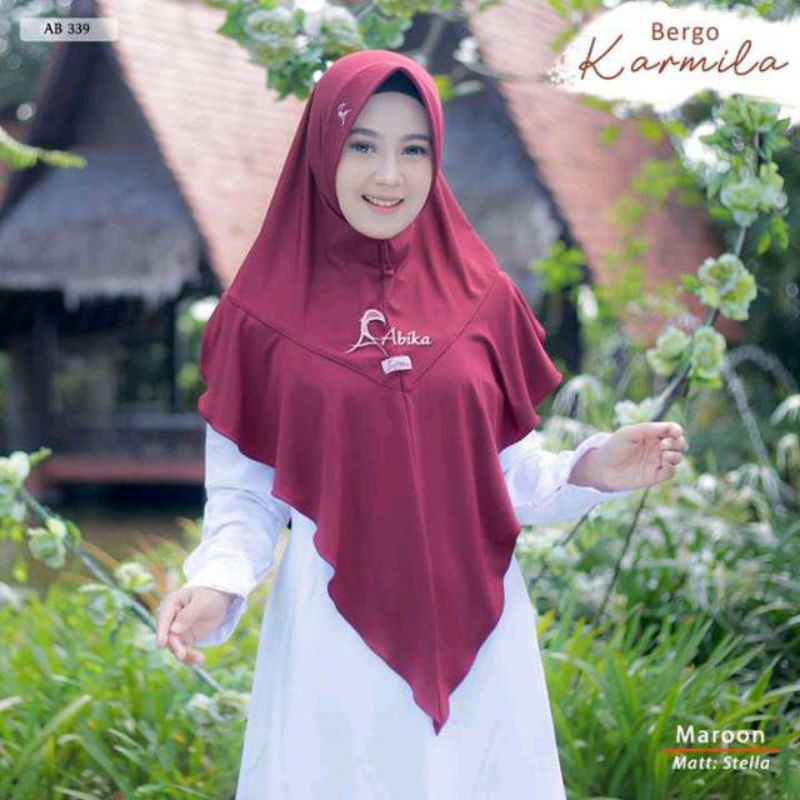 Bergo Karmila Abika Hijab New Original by Abika Hijab
