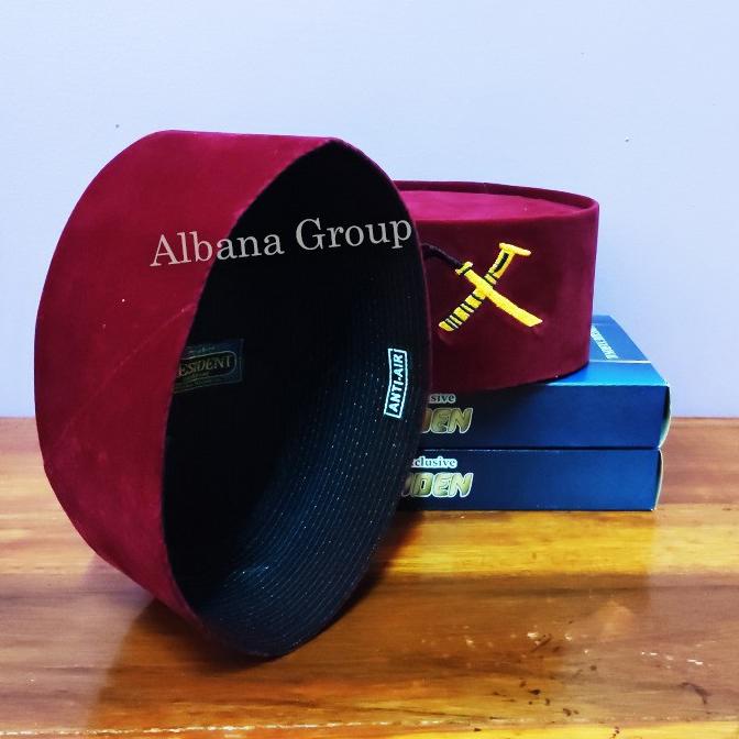 [KODE 7DLHZ] PECI MERAH GOLOK BETAWI SONGKOK NASIONAL UKURAN ANAK-DEWASA