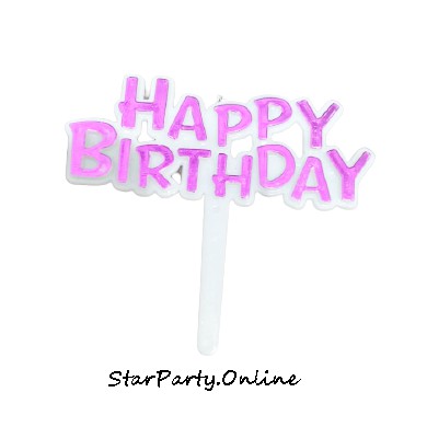 Topper  Tulisan HBD 10pcs /Cake Topper /Hiasab Kue