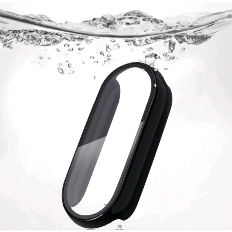 BUMPER TPU CASE XIAOMI MI BAND 7 / 7 NFC 2 IN 1 CASING COVER BODY SCREEN GUARD PROTECTOR ANTI GORES TEMPERED GLASS XIAOMI MI BAND 7 CASE CASING PENGAMAN PELINDUNG BENTURAN BODY ANTI GORES LAYAR XIAOMI MI BAND 7 COVER CASING XIAOMI MI BAND 7 FILM SCREEN