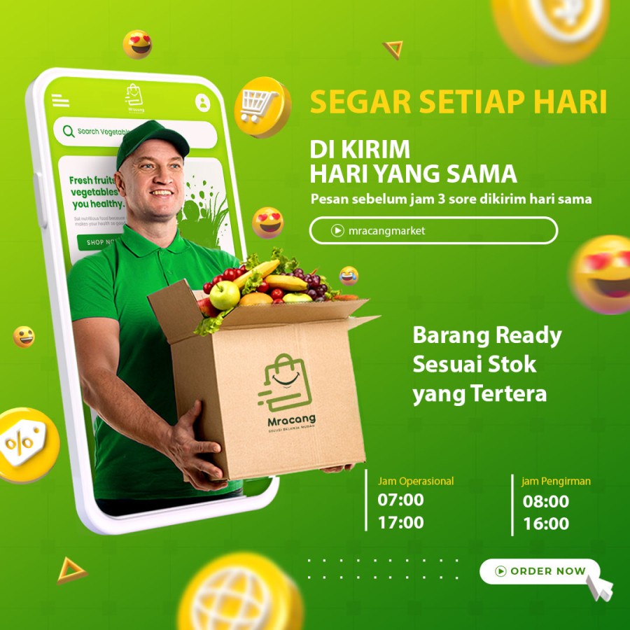 Timun Kecil / Timun Lalap Kecil - Berat 250gram