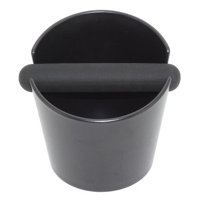 KNOCKBOX Wadah Kopi Espresso Knock Box Waste Container Barista Non Slip Model B EA02682 Black Grab