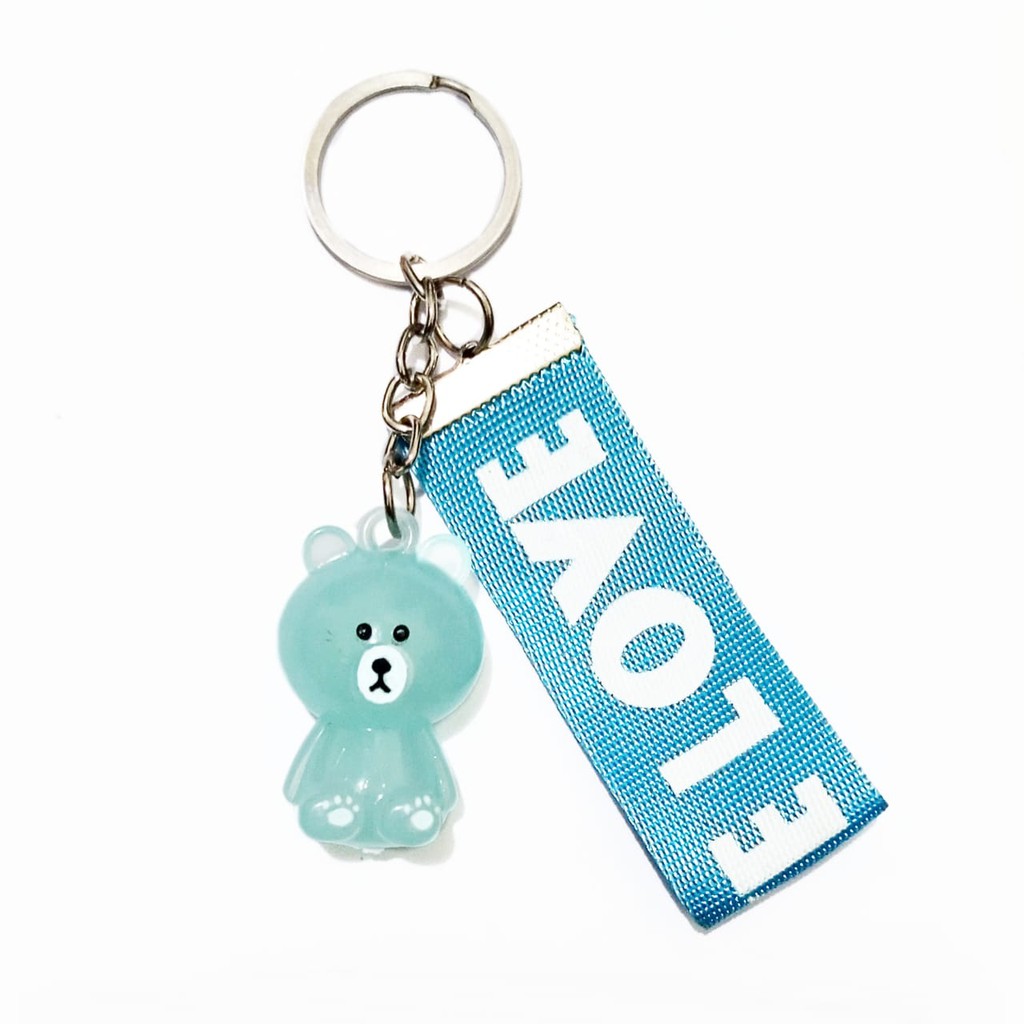 Fashion Fair - Gantungan LOVE BEAR Keychain Gantungan Kunci Aksesoris Tas