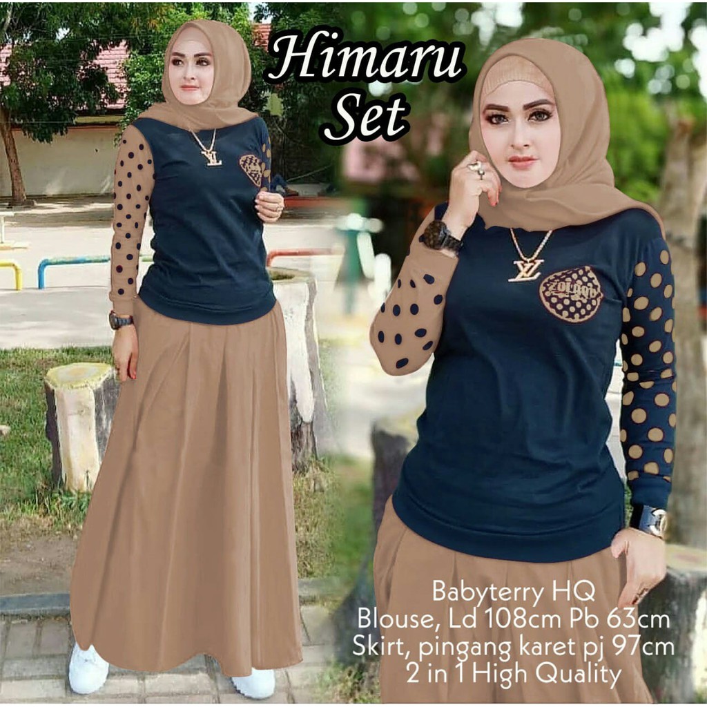 SALE!!! HIMARU SET  WANITA BAJU SETELAN CASUAL TERBARU