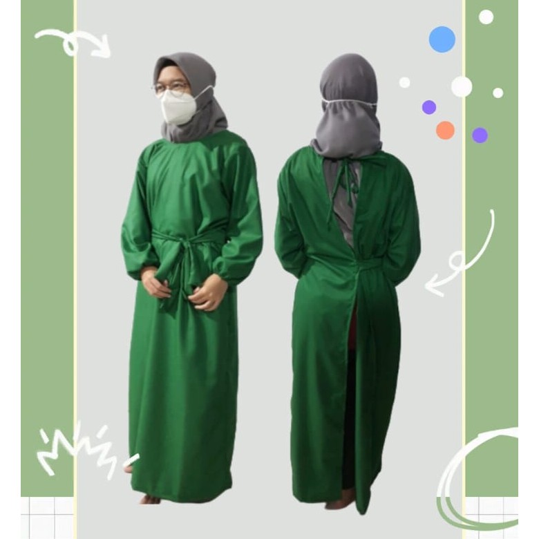 Gown Medis / Gaun Operasi Bedah / Jubah OK / Oka / APD / Surgical dokter perawat bidan