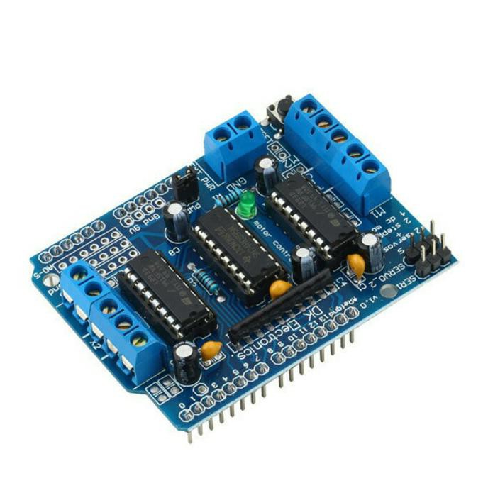 L293 L293D Motor Driver Shield For Arduino Mega Uno Ag08 Tkpw1067 Berkualitas