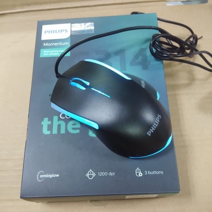 Philips G314 Gaming Mouse with Ambligow