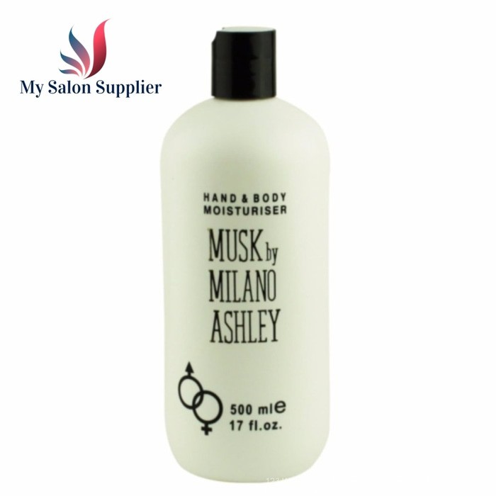 Musk by Milano Ashley Hand &amp; Body Moisturiser 500ml