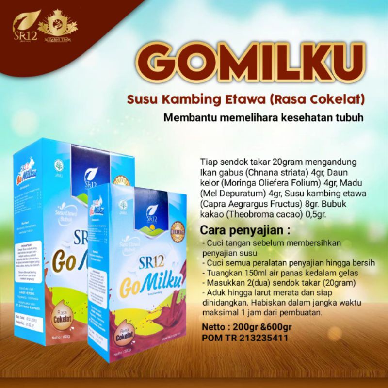 

SR12 gomilku susu kambing etawa