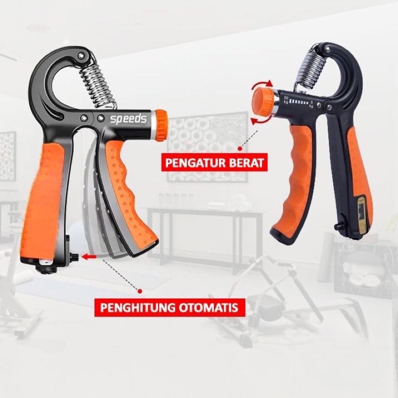 Hand Grip Portable Adjustable Straining Training Alat Fitness Otot lengan Portable 5KG - 60KG JS-4