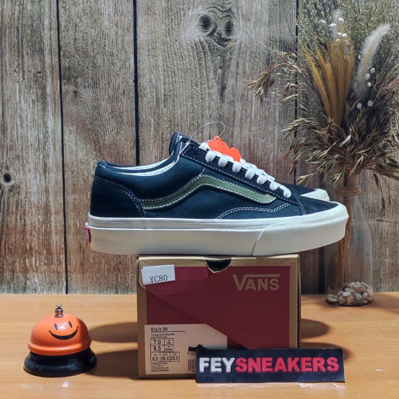 Vans Style 36 Vintage Black Blanc De Blanc Original