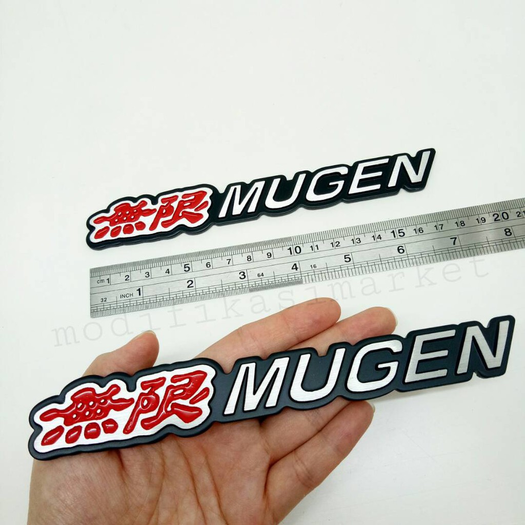 Emblem Logo Mobil TRD Sportivo MUGEN Type-R VVT-i RS Murah Berkualitas Chrome Asli