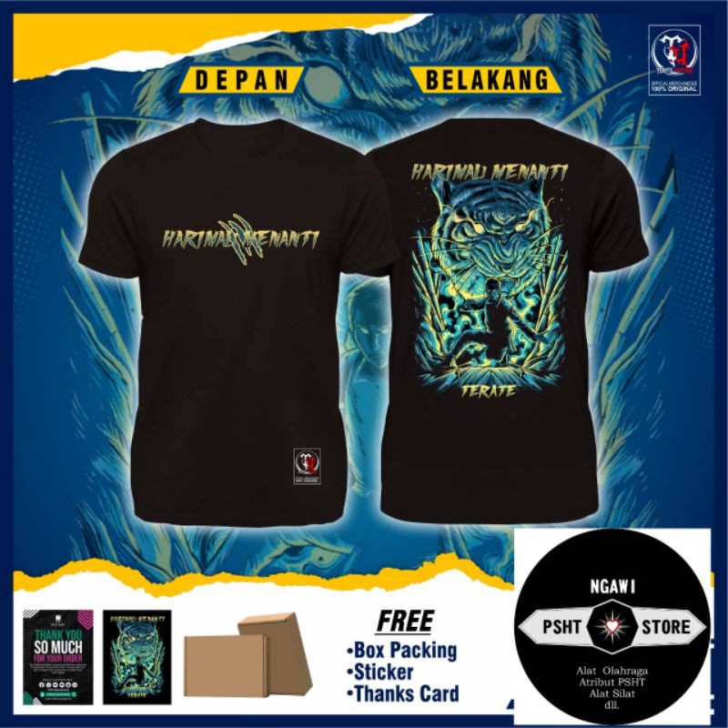 BISA COD KAOS DISTRO PSHT KAOS PSHT KAOS HARIMAU MENANTI