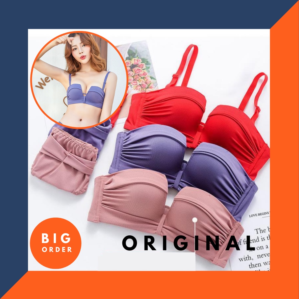 BH Bra Cewek Underware Wanita Push Up Bra Sexy Menggoda Bra Premium BH24 - BOS
