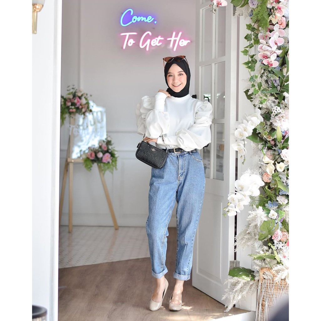 MELVA BLOUSE / ATASAN WANITA / PAKAIAN WANITA TEBEL