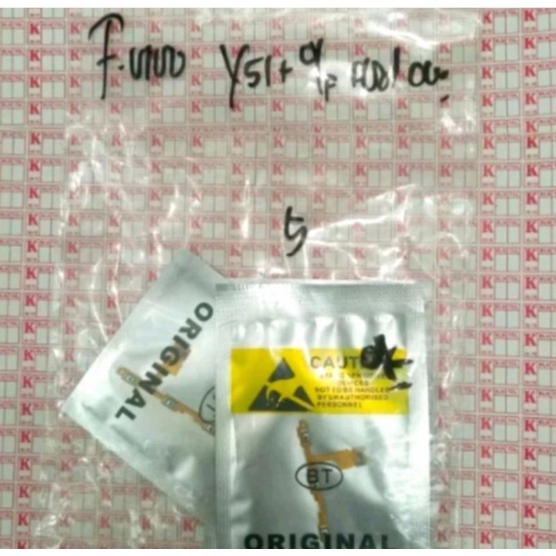 FLEXIBEL FLEXIBLE FLEKSIBEL VIVO Y51 Y51L ON OF OFF VOLUME ORIGINAL