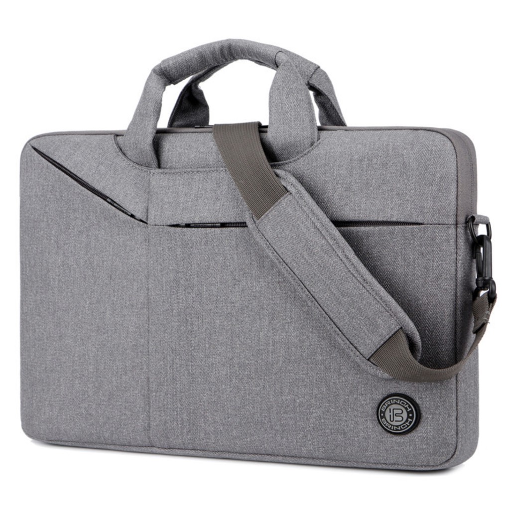 Tas Laptop Selempang BRINCH Slim Messenger Bag 15 16 inch