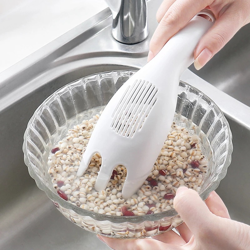 [Multifunctional Portable Washing Rice Shovel Sieve ][Household Rice Washing Machine ][Household Drainer Washing Bean Handle Filter Mesh]