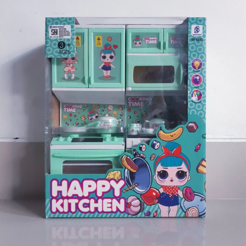 Mainan Anak Perempuan Masak Masakan Dapur Happy Kitchen