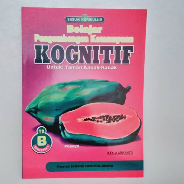 Belajar Pengembangan Kemampuan KOGNITIF TK B Semester 1