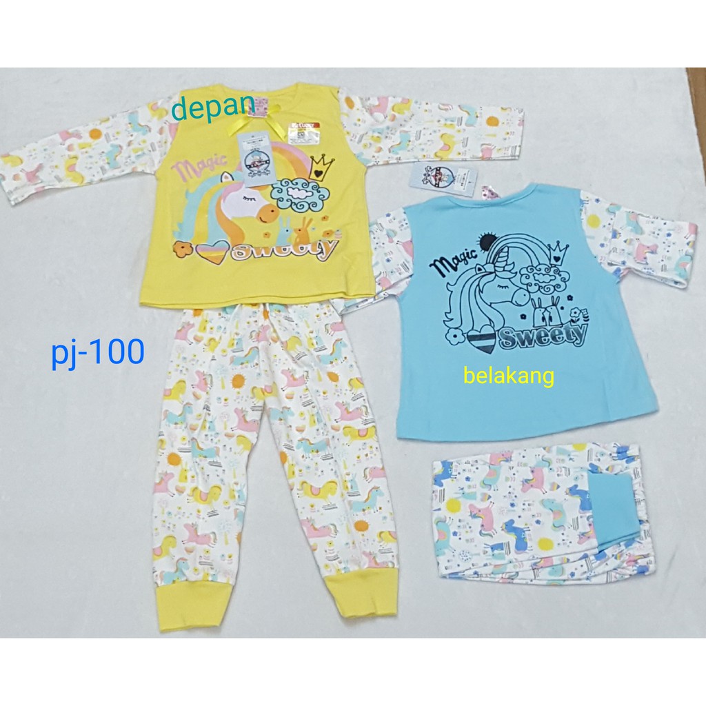 baby lucky piyama kuda poni sml pj-100