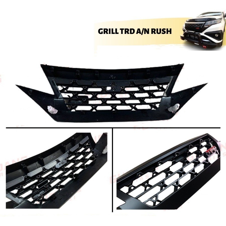 Grill Trd Rush Inject Black Doff