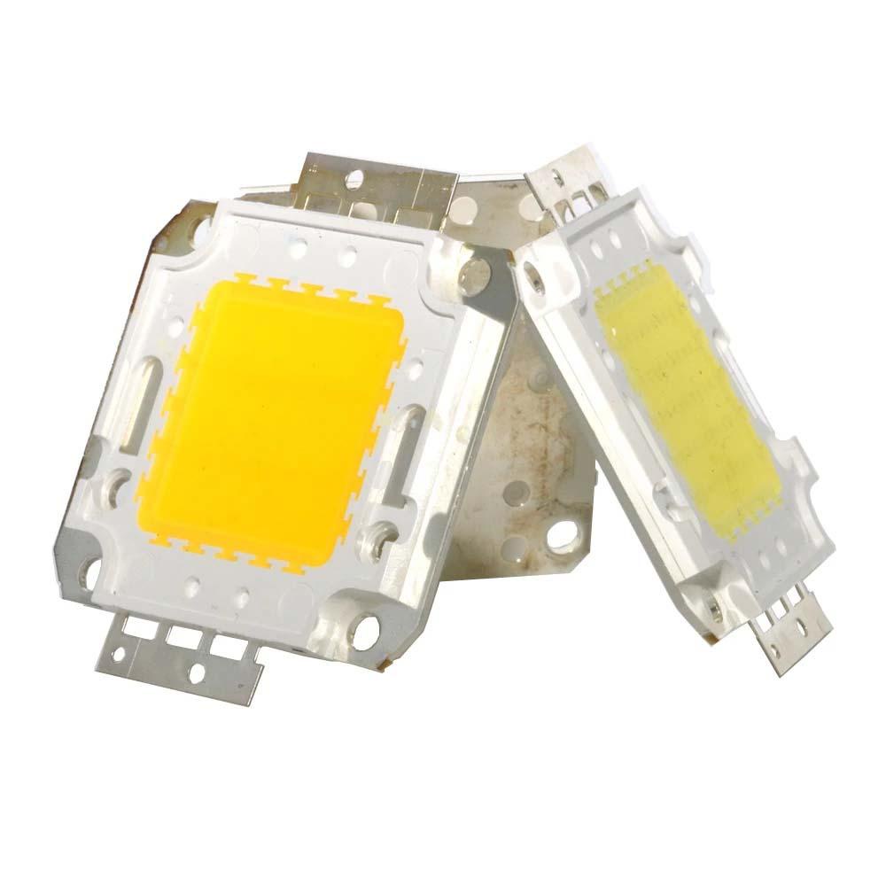 QUINTON Manik-manik LED Chip 20W 50W Putih Dingin Lampu Sorot LED Chip Lampu Terintegrasi Cahaya Manik-Manik LED DIY Untuk Lampu Sorot 22-24V