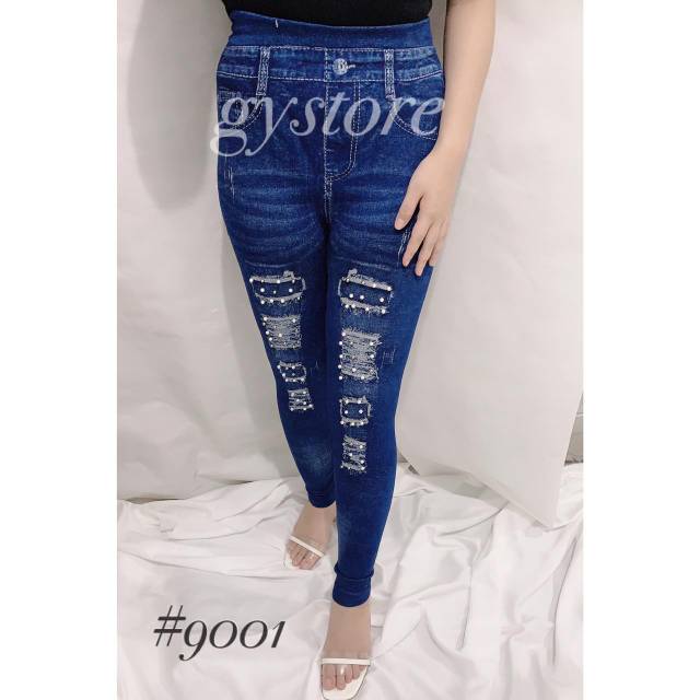 Legging Jeans Import Tebal