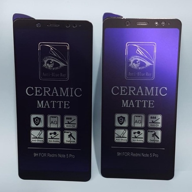 SCREEN PROTECTOR CERAMIC MATTE ANTI BLUE XIAOMI REDMI NOTE 5 REDMI NOTE 5 PRO - FA