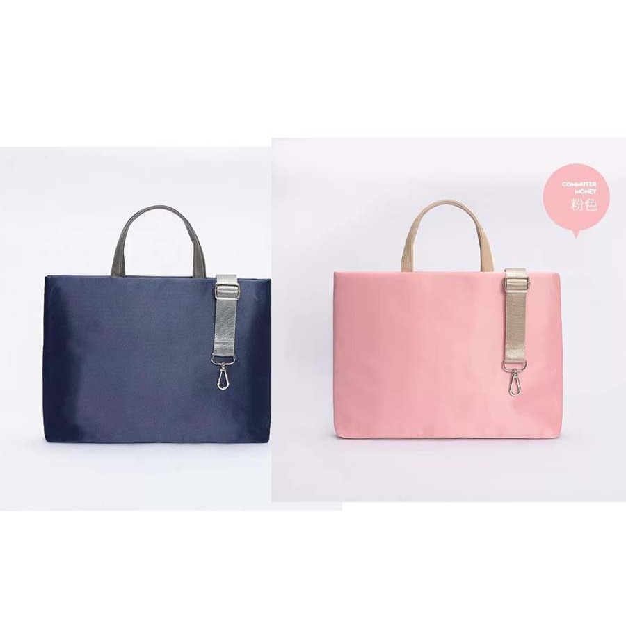 Tas Laptop Macbook Sleeve Selempang 11-12 inch Pink