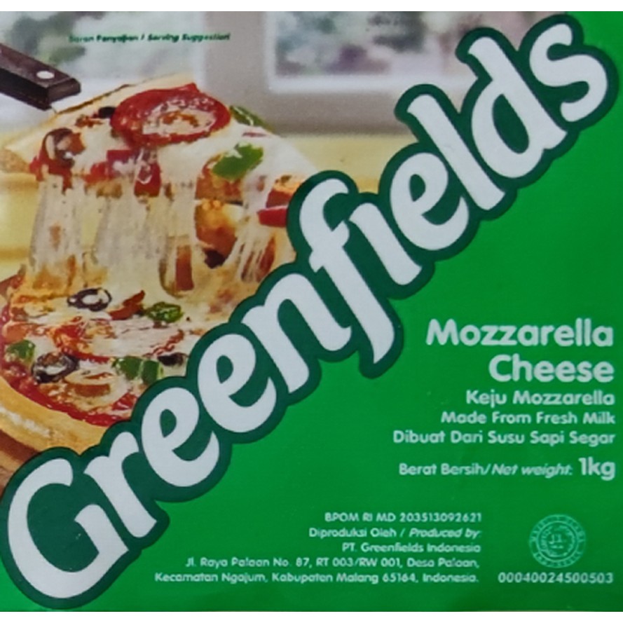 

MOZARELLA 1 KG GREENFIELDS