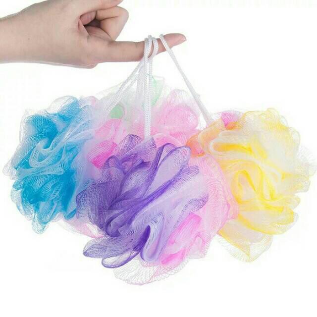 Shower Puff Bath Ball Sponge Spons Shower Puff Bath Sponge 10cm 13cm 15cm