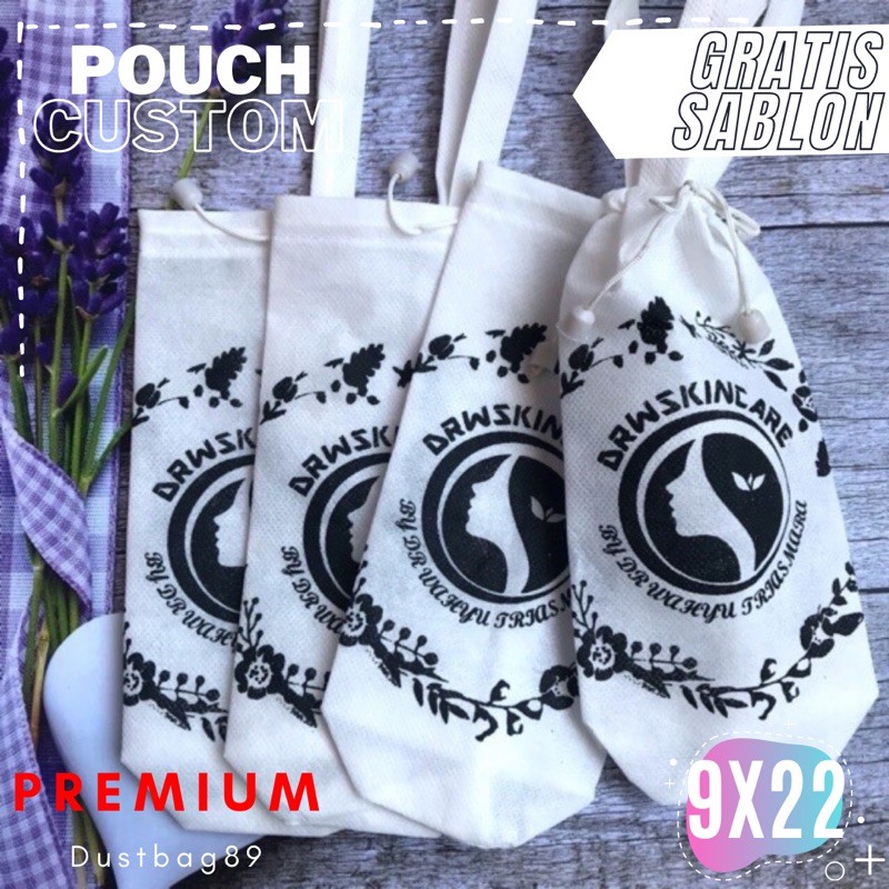 KANTUNG SERUT GRATIS SABLON CUSTOM | SA. POUCH 9x22