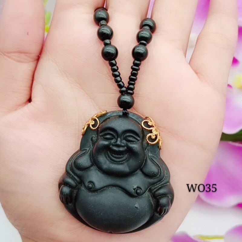 perhiasan kalung giok budha asli impor star+