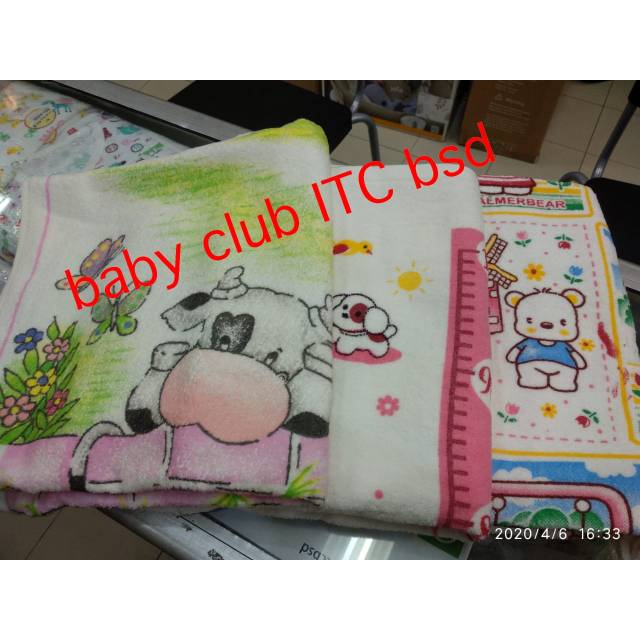 Handuk Mandi Baby Katun Motif