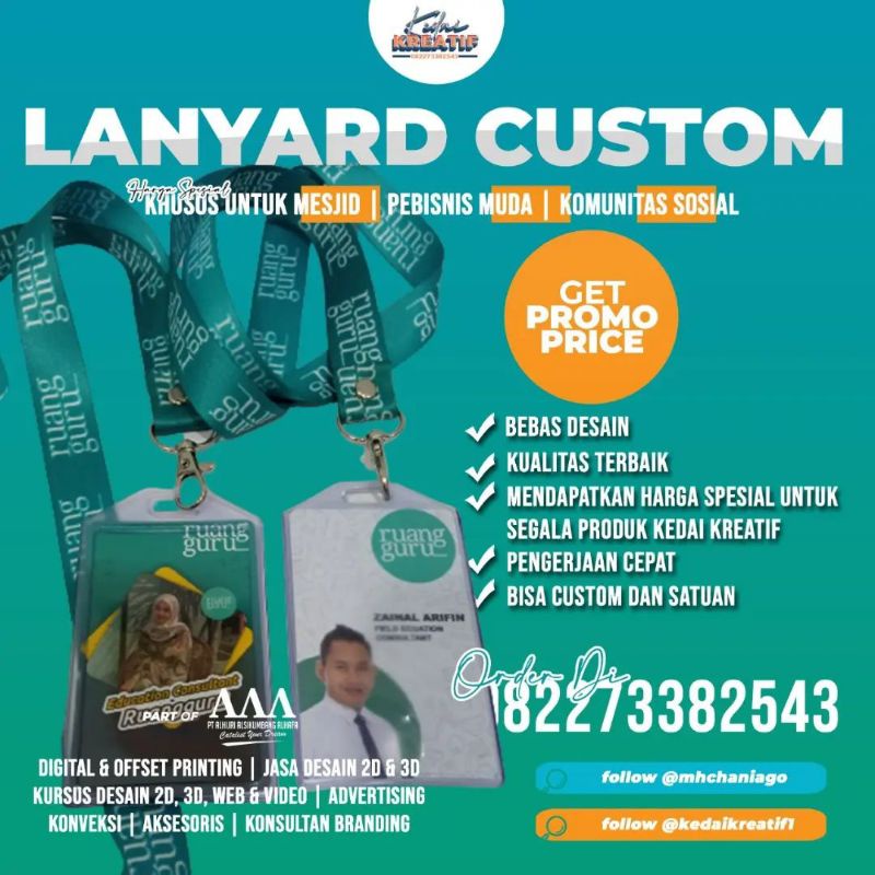 

ID CARD + LANYARD CUSTOM