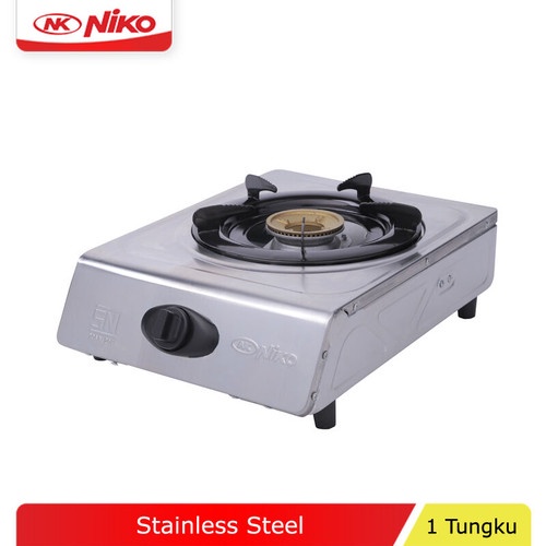 NIKO Kompor Gas 1 Tungku Stainless NK 100A - Garansi 1 Tahun