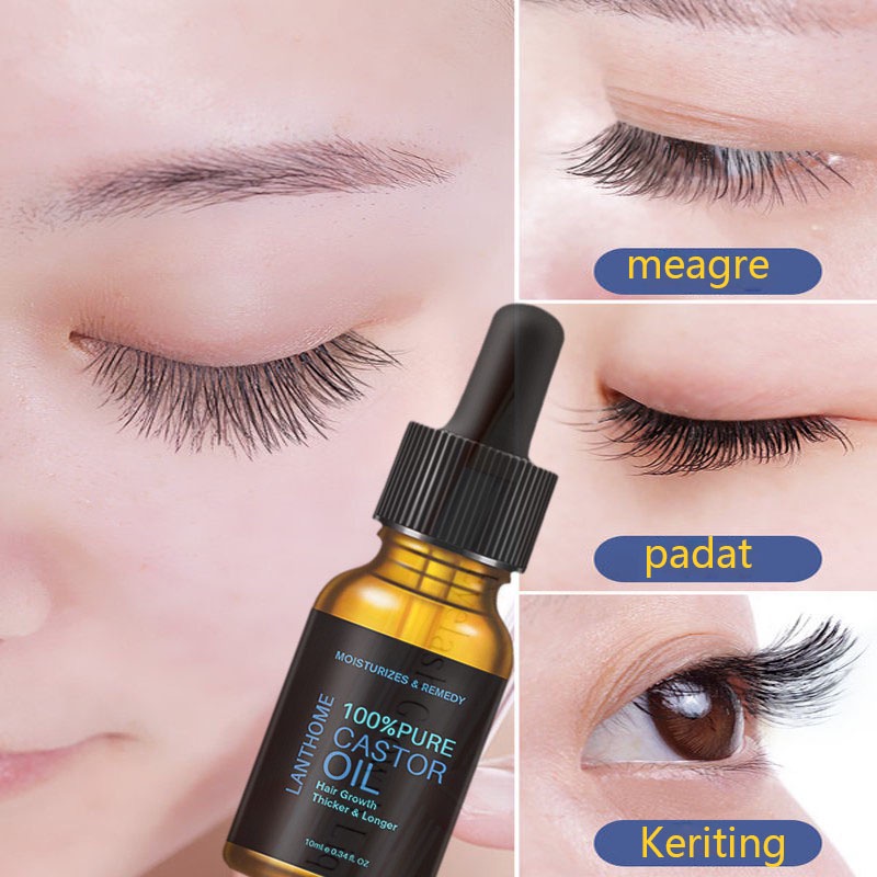 Mascara maskara alis Maskara 45 gram Ekstrak Minyak Jarak Bulu Mata yang Tumbuh Cepat Tahan Air dan Tahan Keringat Keriting alami