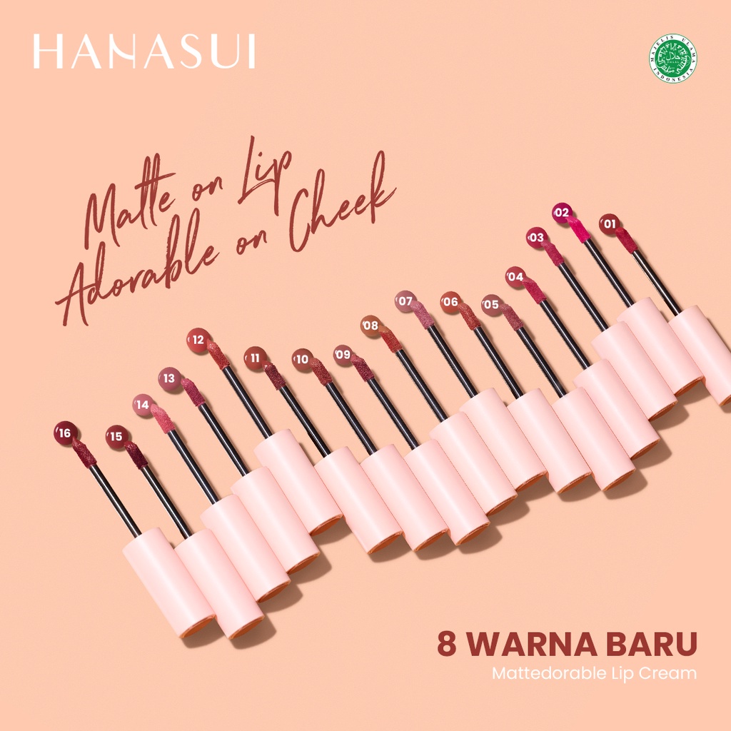 HANASUI MATTEDORABLE LIPCREAM MATTE LIP CREAM 4gr