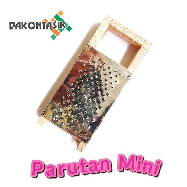 DAKONTASIK Parutan mini parud kecil mainan anak bisa parut beneran